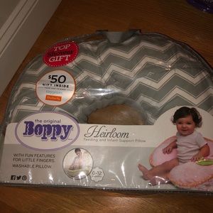 Boppy pillow      Newborn lounger     Bundle me